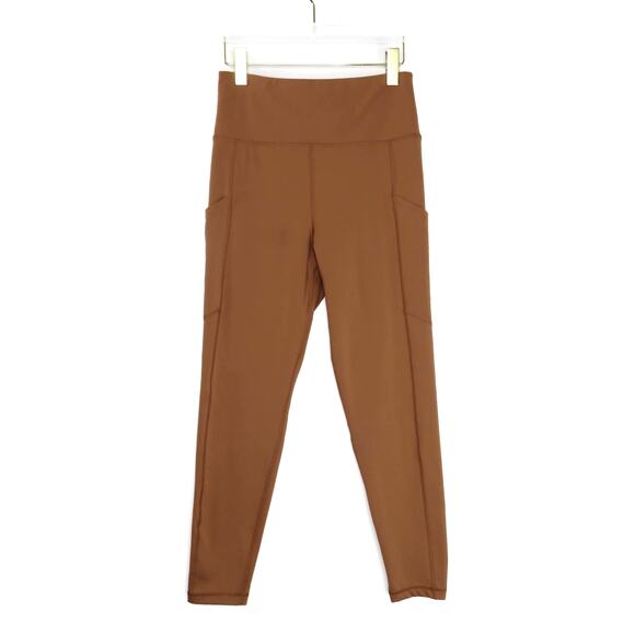 American Eagle The Everything Pocket Legging Peach Pink Orange Large - Picture 2 of 5